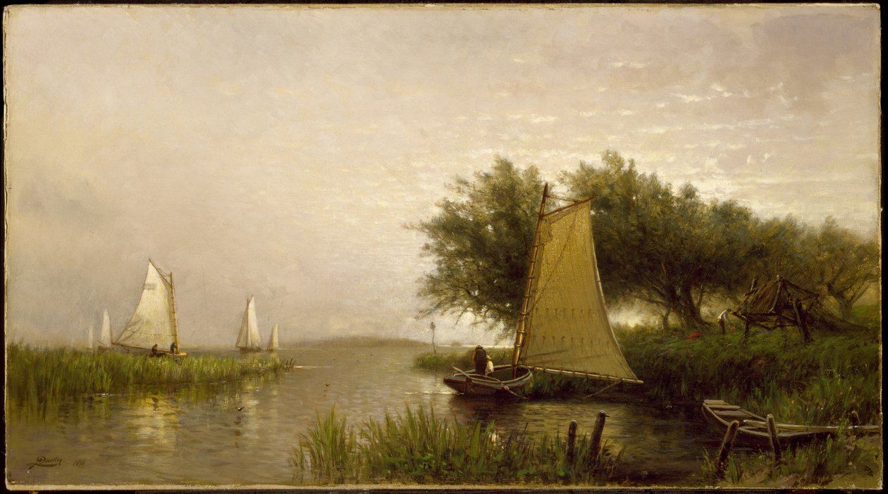 Su Synepuxent Bay, Maryland, 1876 da Arthur Quartley