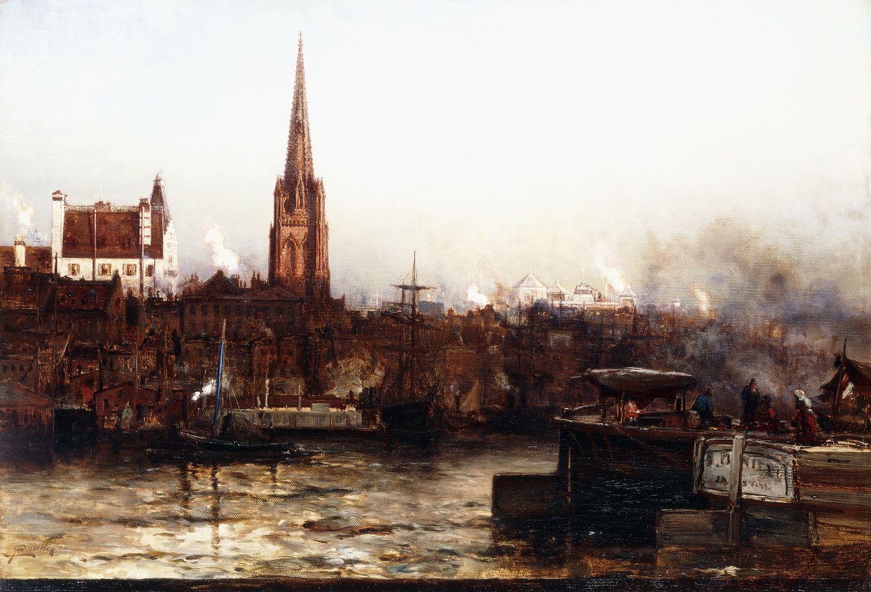 Trinity dal fiume, 1880 da Arthur Quartley