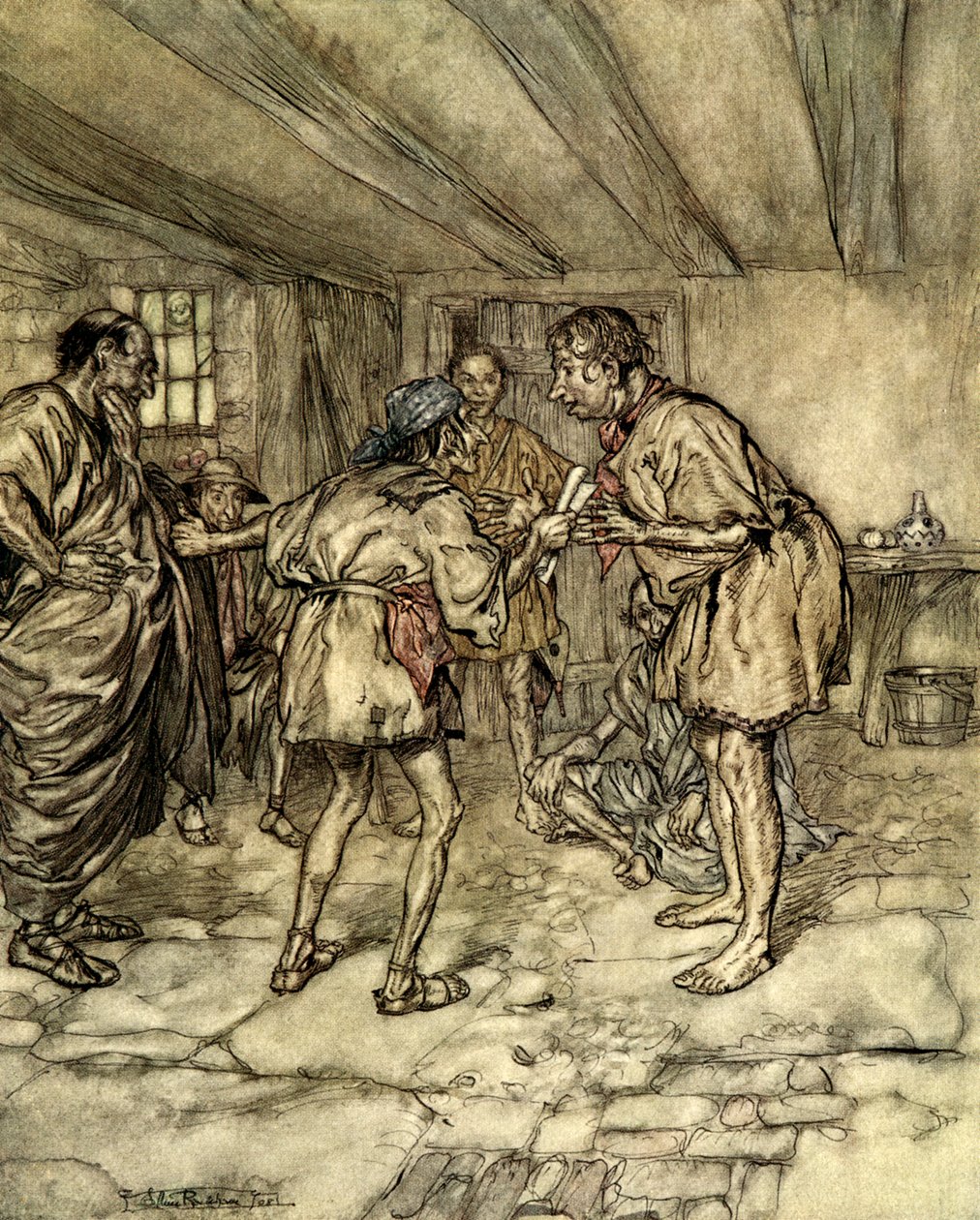 Sogno di una notte di mezza estate da Arthur Rackham