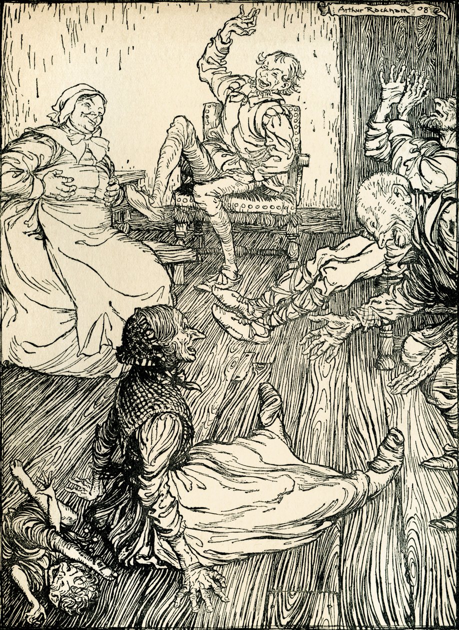 Sogno di una notte di mezza estate da Arthur Rackham