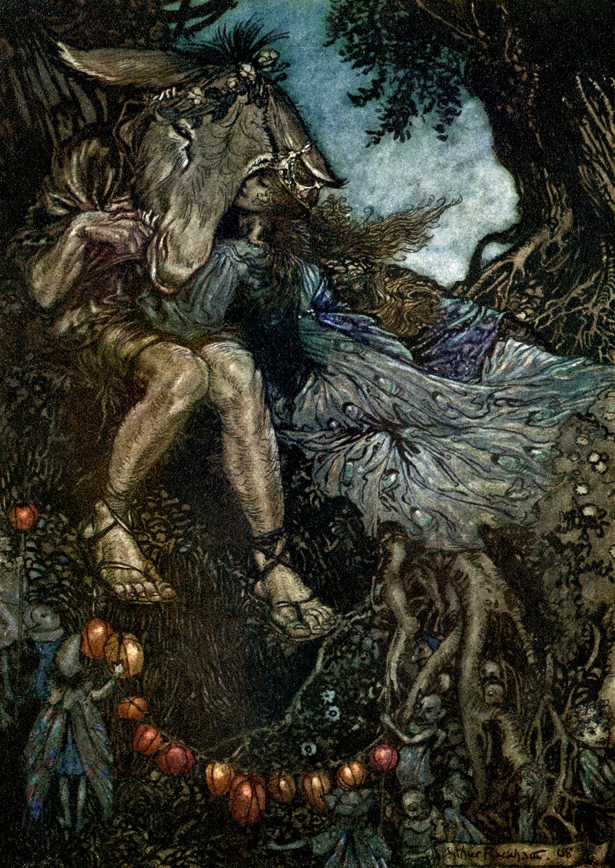 Sogno di una notte di mezza estate da Arthur Rackham