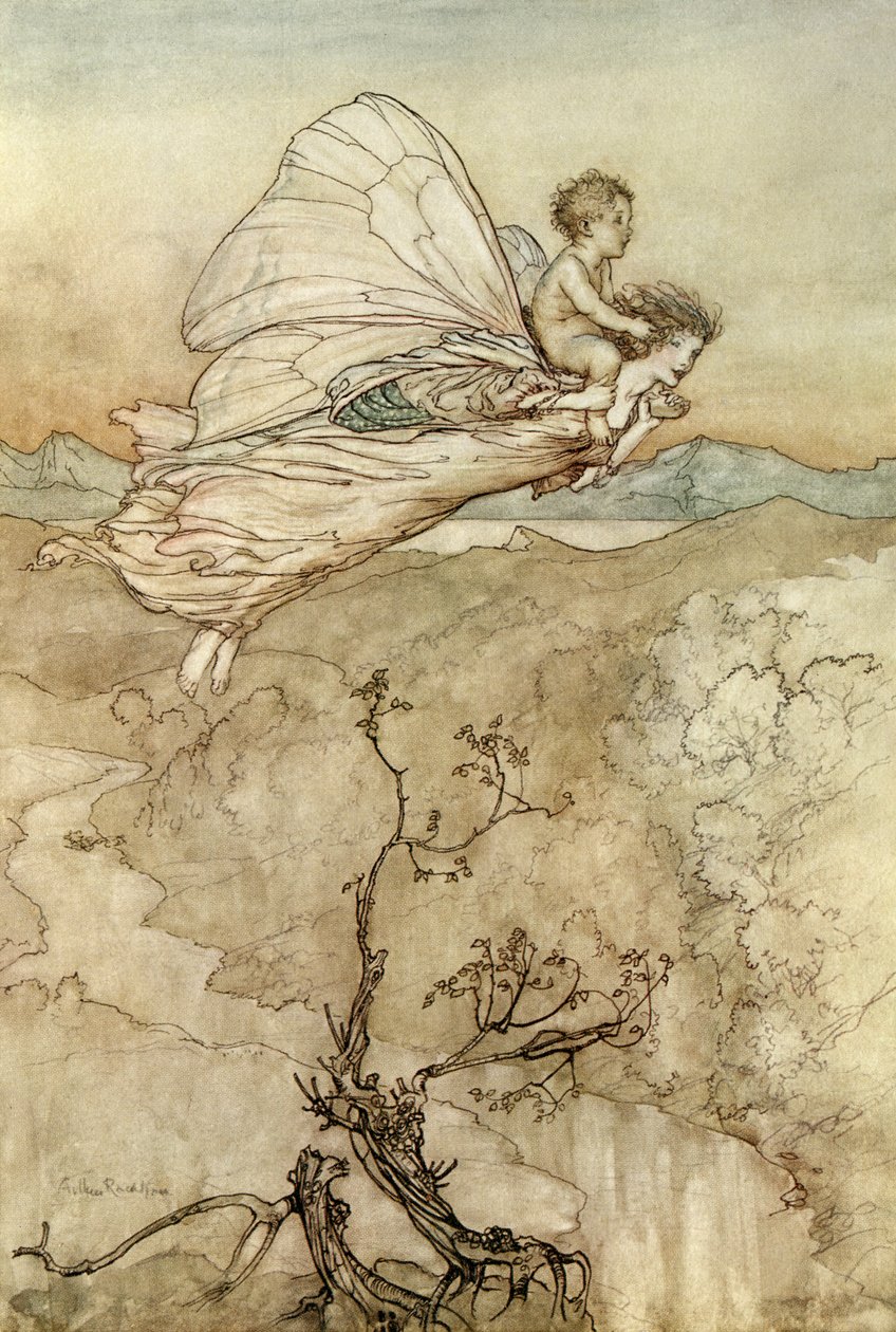 Sogno di una notte di mezza estate da Arthur Rackham