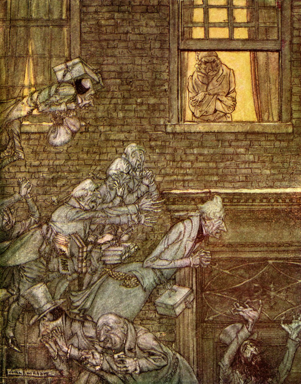 Canto di Natale di Charles Dickens da Arthur Rackham