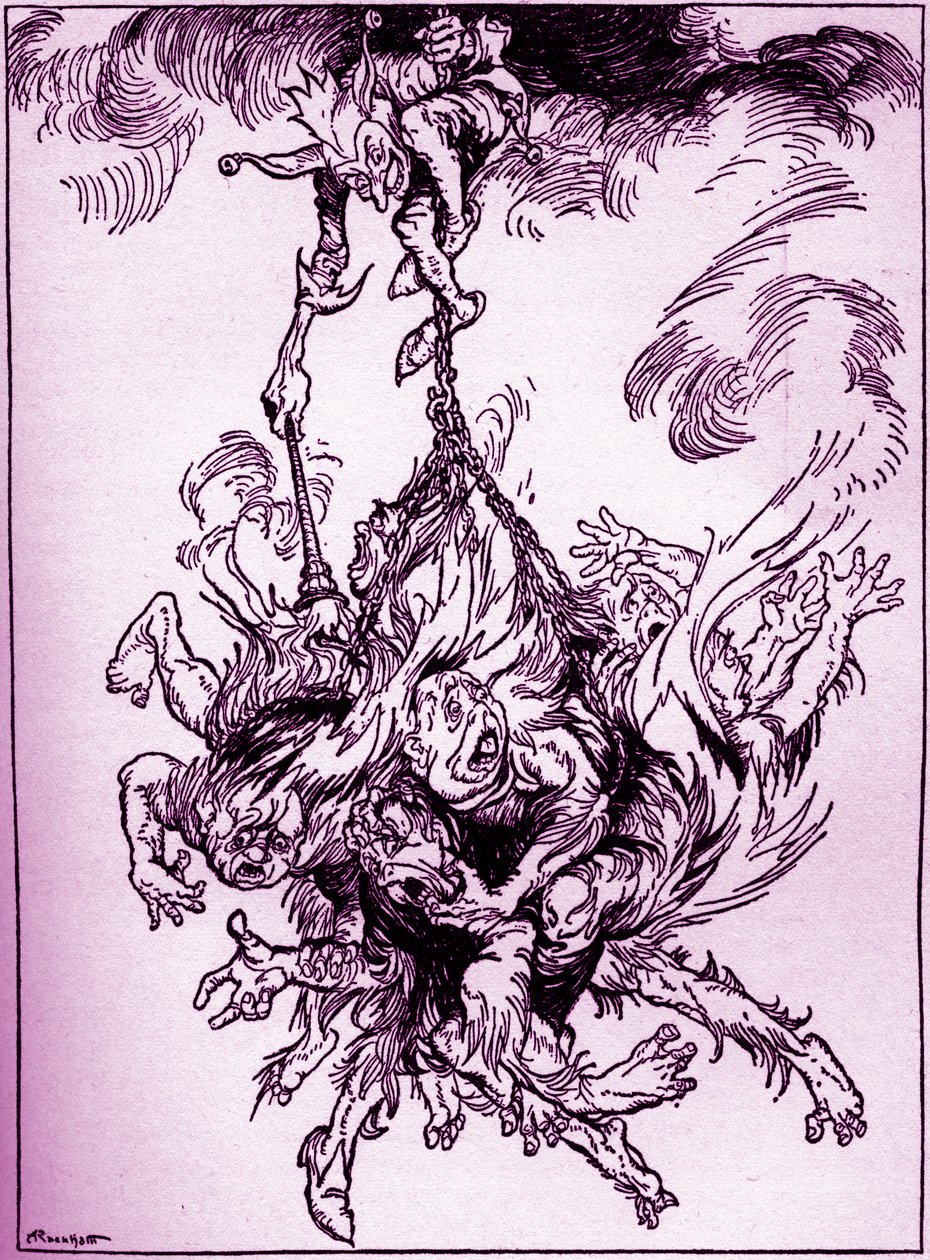 Hop-Frog di Edgar Allan Poe da Arthur Rackham