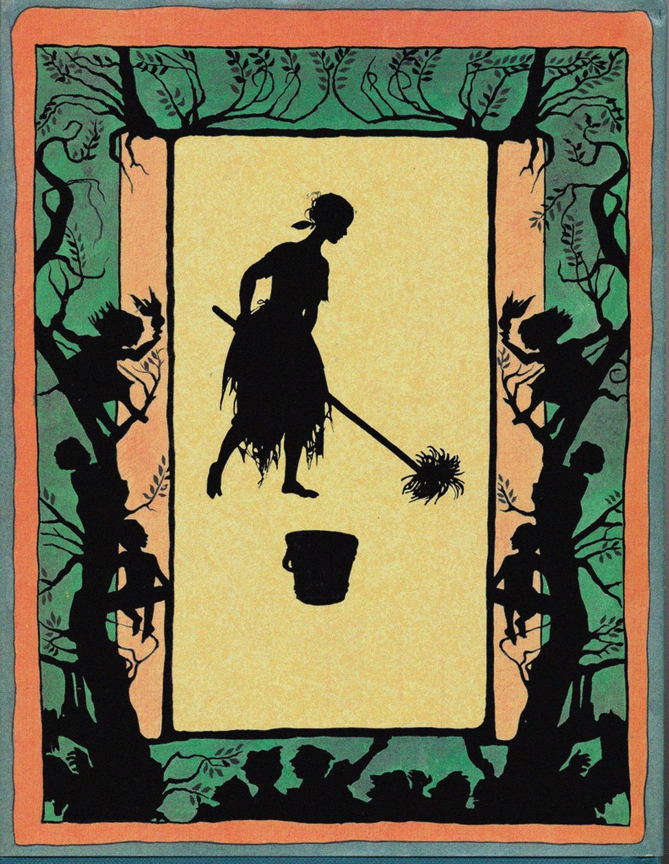 Illustrazione per la fiaba Cenerentola da Arthur Rackham