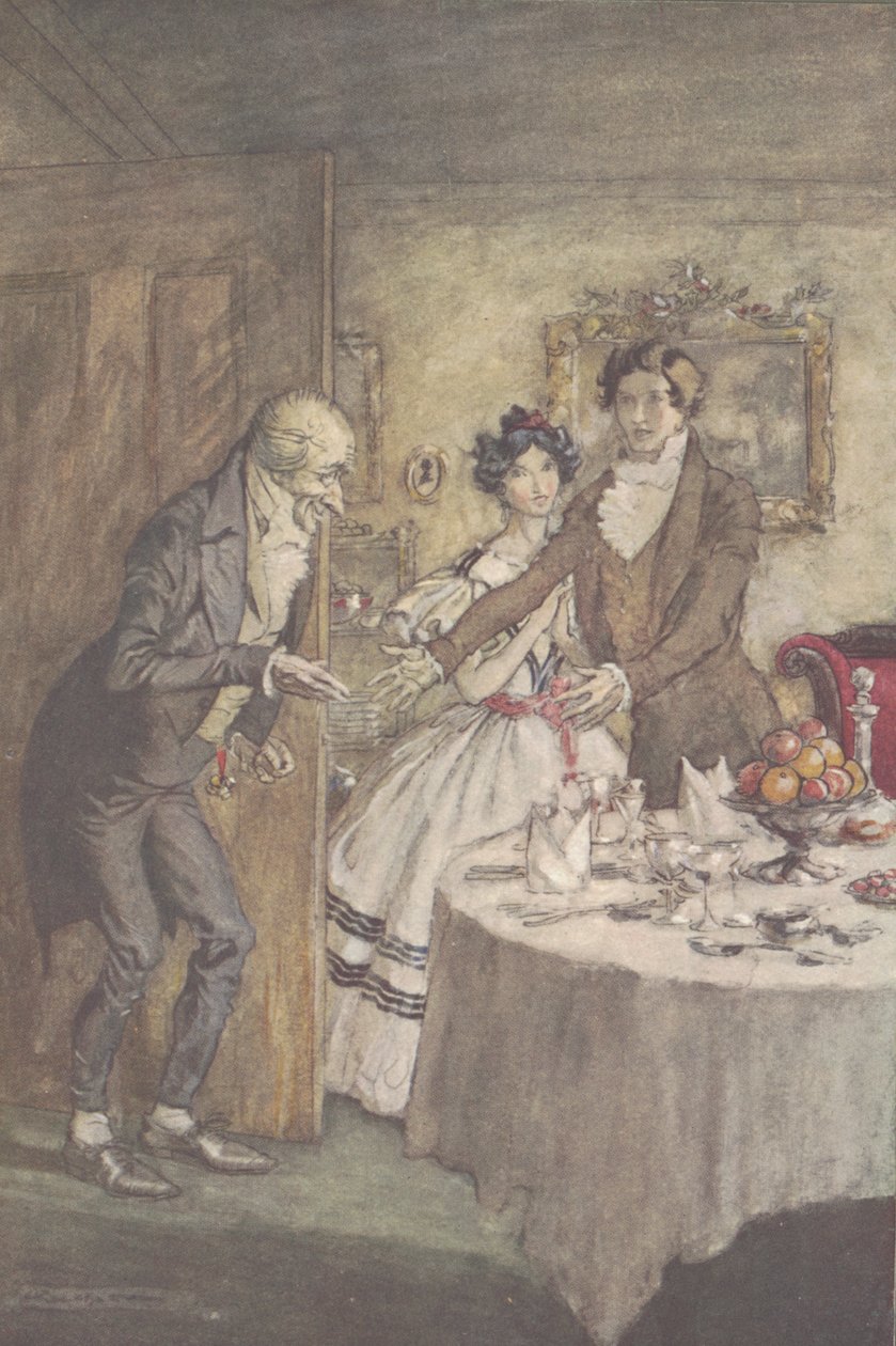 Sono io, tuo zio Scrooge da Arthur Rackham