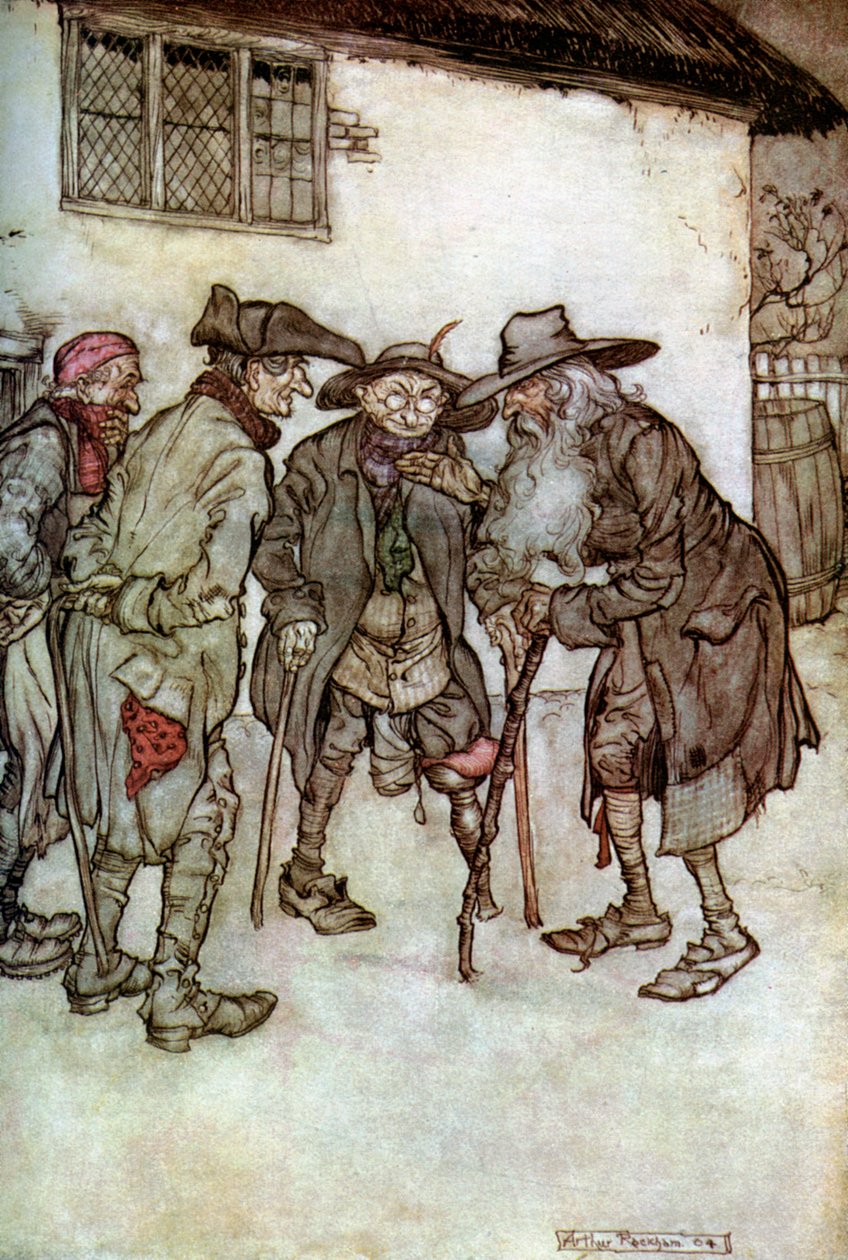 Rip Van Winkle, 1923 da Arthur Rackham