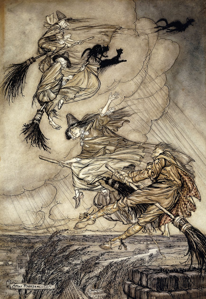 Le leggende di Ingoldsby: Frontespizio da Arthur Rackham