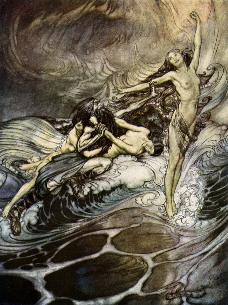 Il crepuscolo degli dei da Arthur Rackham