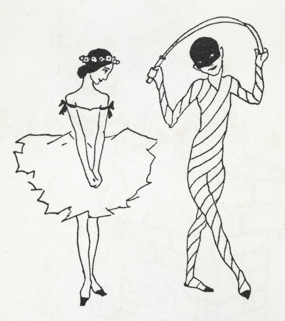 Due ballerini da Arthur Rackham