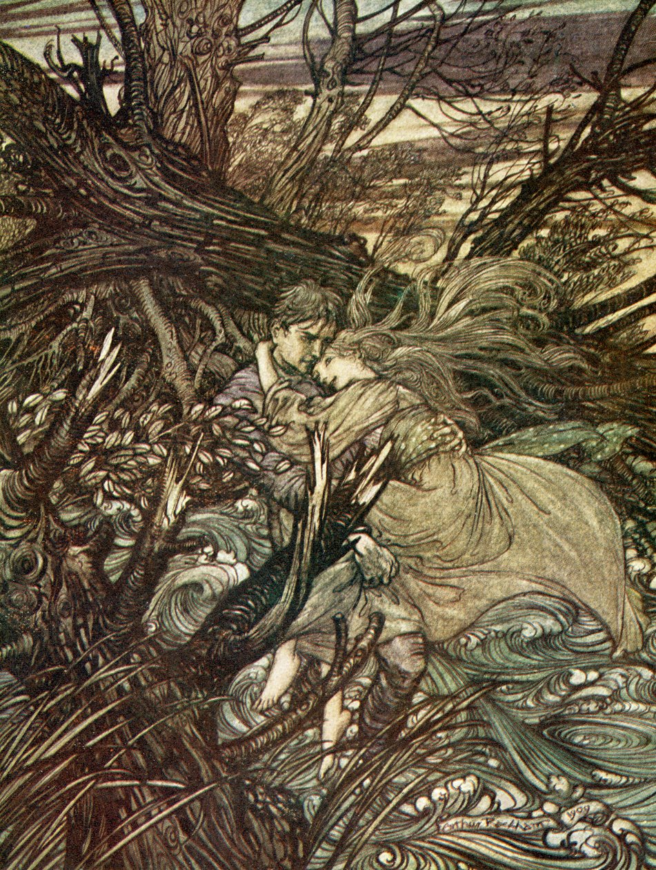 Undine di Friedrich de la Motte Fouqué da Arthur Rackham