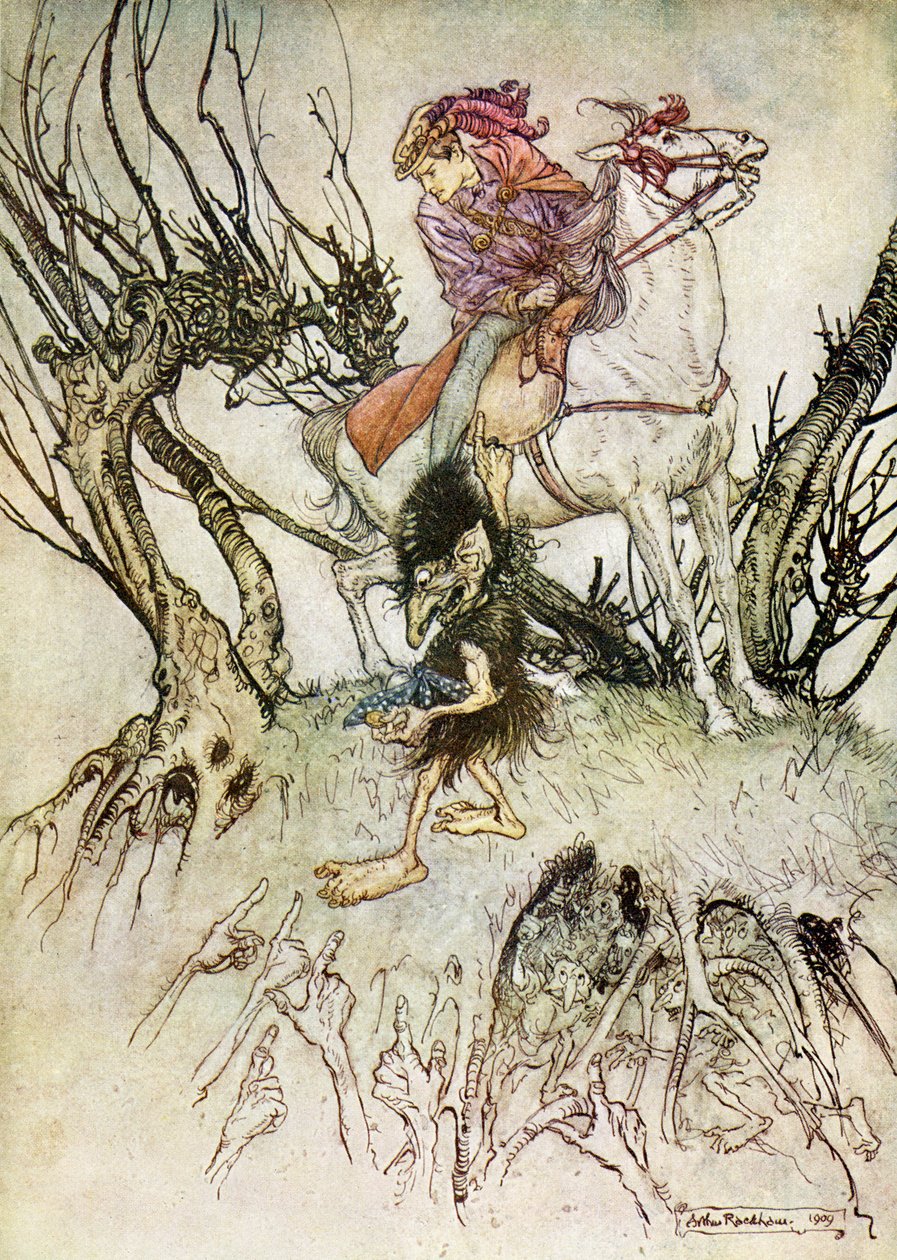 Undine di Friedrich de la Motte Fouqué da Arthur Rackham