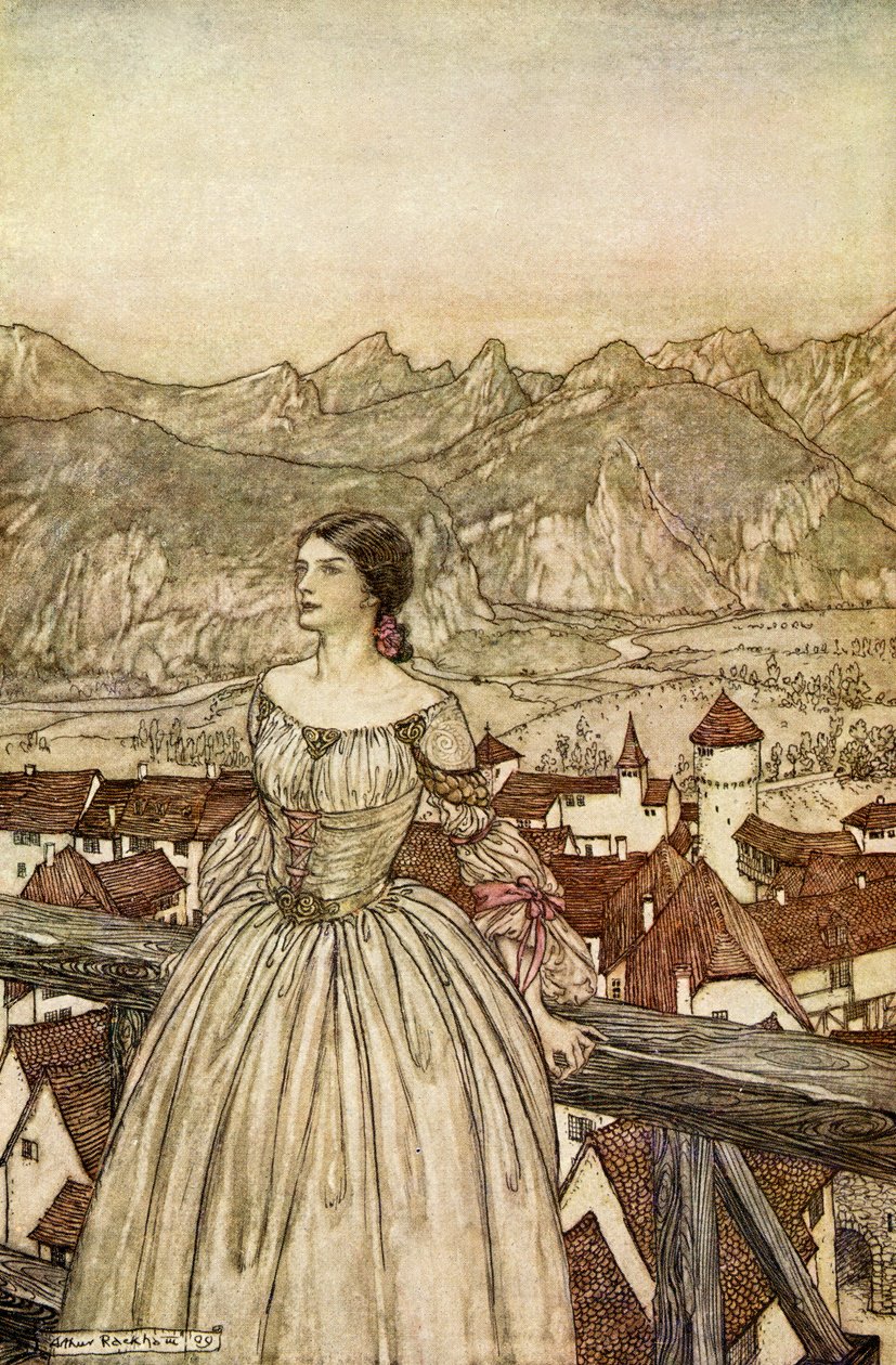 Undine di Friedrich de la Motte Fouqué da Arthur Rackham