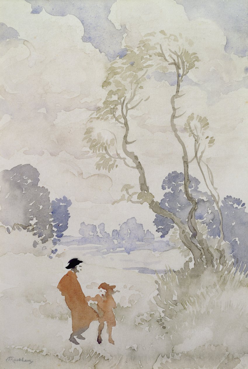 Giornata Ventosa da Arthur Rackham