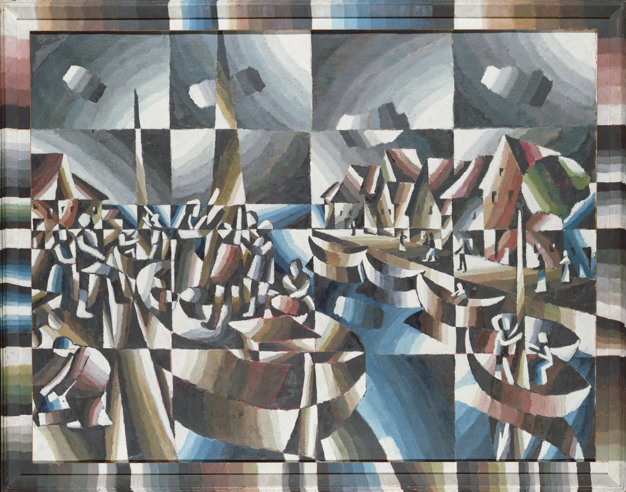 Immagine del porto, 1921 da Arthur Segal