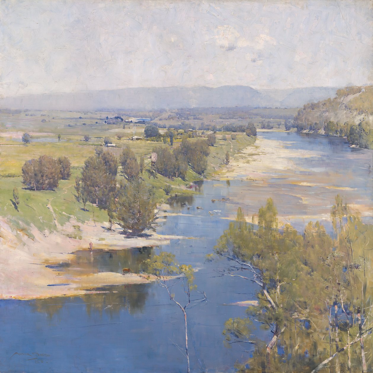 La trasparente potenza del mezzogiorno viola da Arthur Streeton