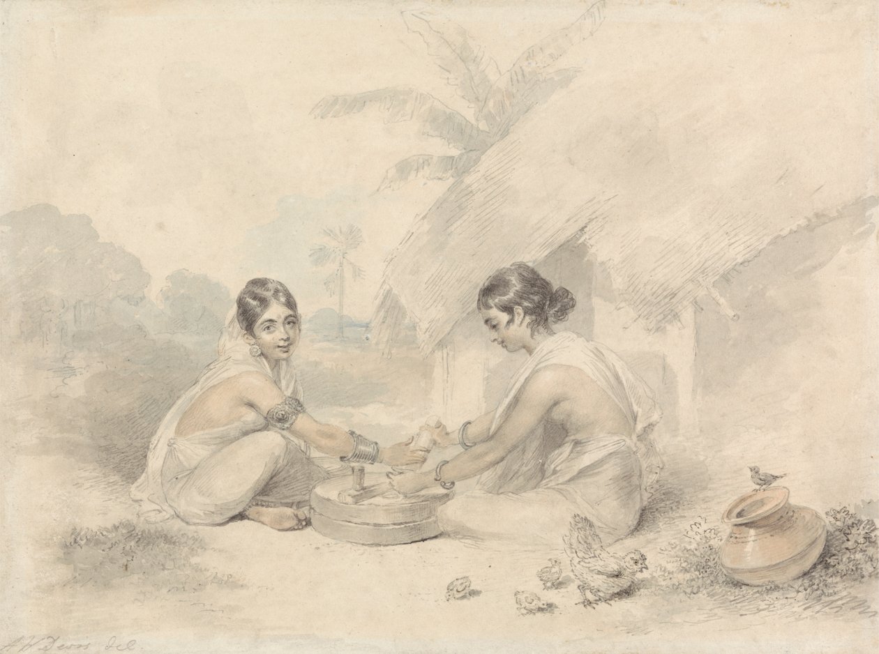 Donne native del Bengala da Arthur William Devis