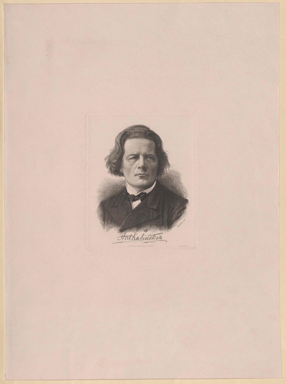 Anton Rubinstein da Artist Unknown