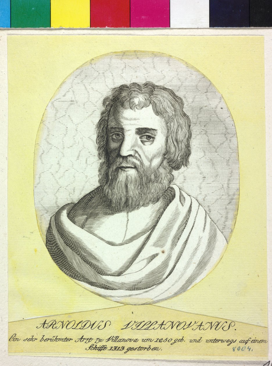 Arnaldus von Villanova da Artist Unknown