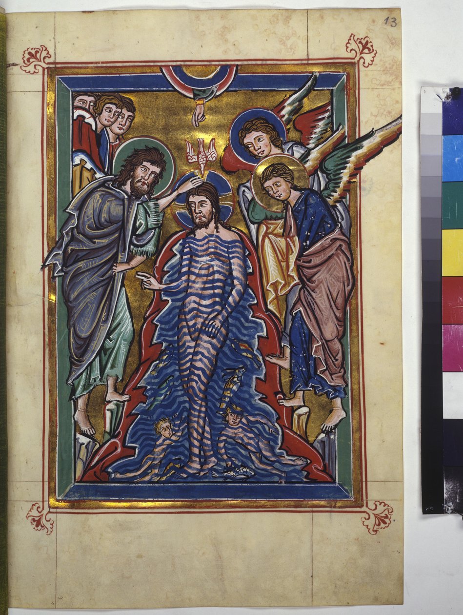 Battesimo Christi, da Artist Unknown