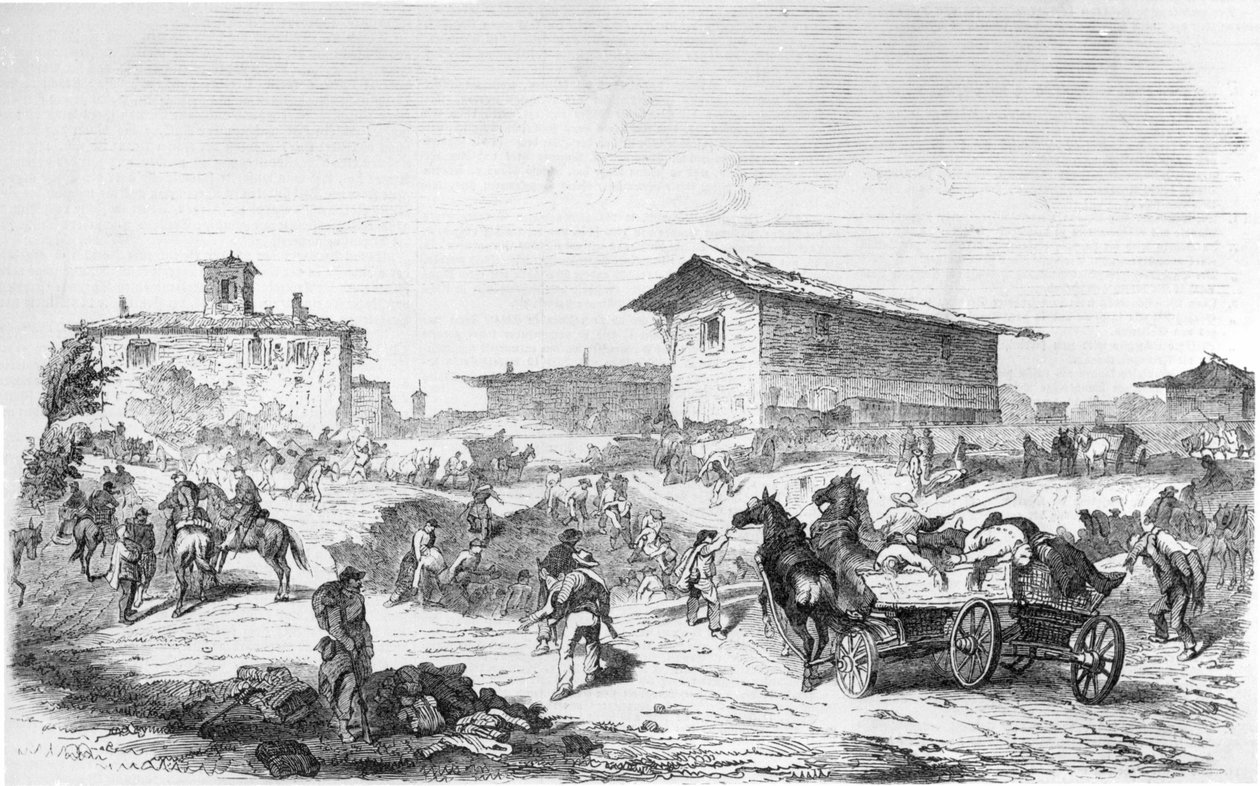 Battaglia del fucsina basico 1859 da Artist Unknown