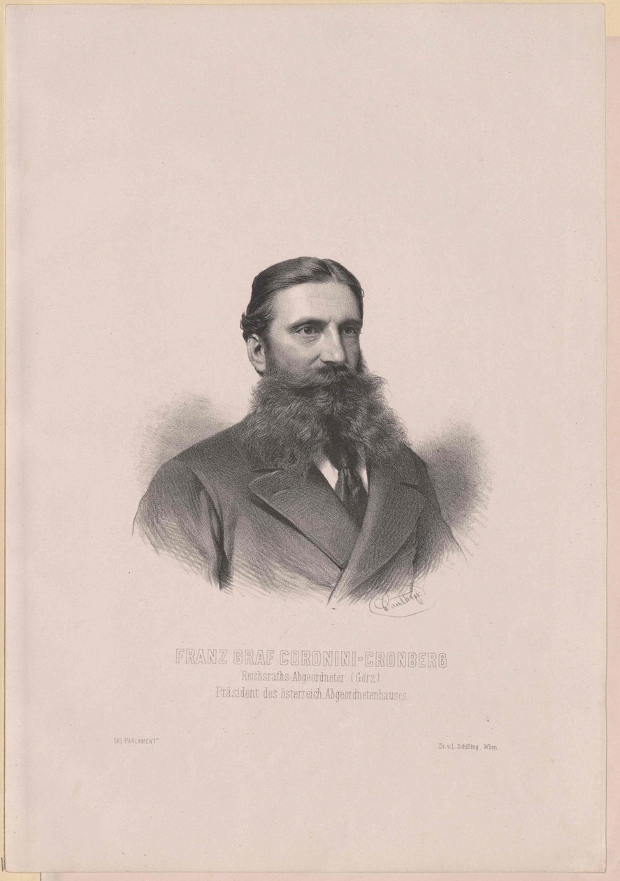 Coronini-Cronberg, Franz Graf da Artist Unknown