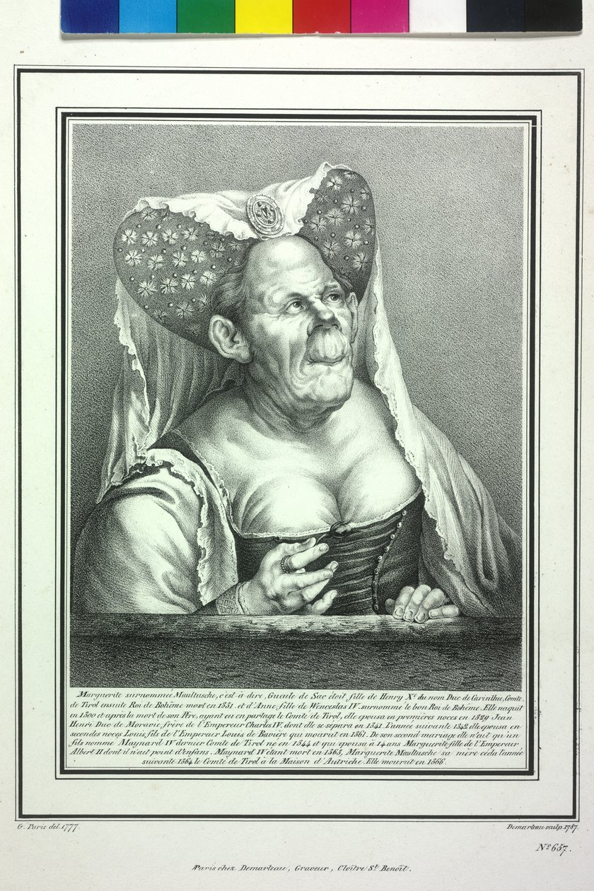 Contessa del Tirolo Margherita Maultasch da Artist Unknown