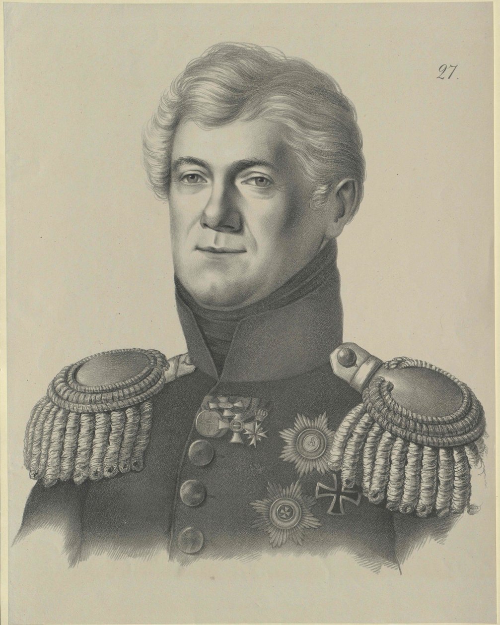 Dimitrij Vladimirovich conte Galitzin (stampa) da Artist Unknown