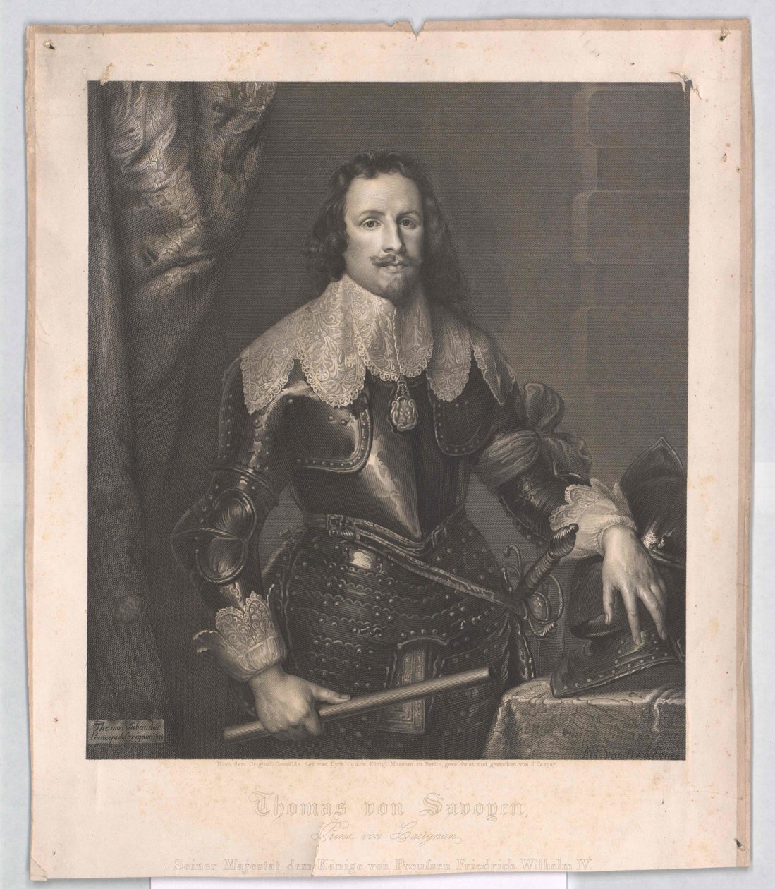 Duca di Savoia Carignan Franz Thomas da Artist Unknown