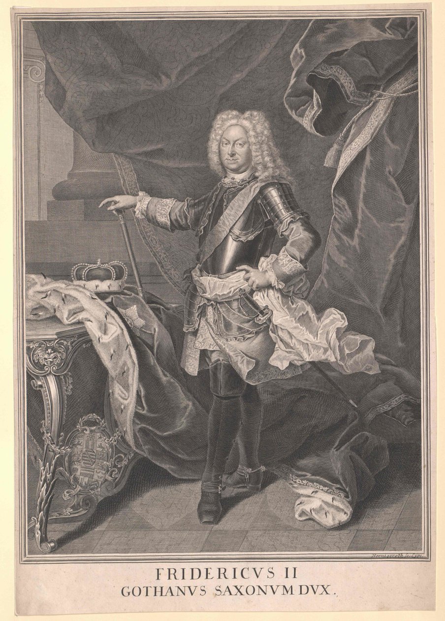 Duca di Saxe-Gotha Federico II da Artist Unknown