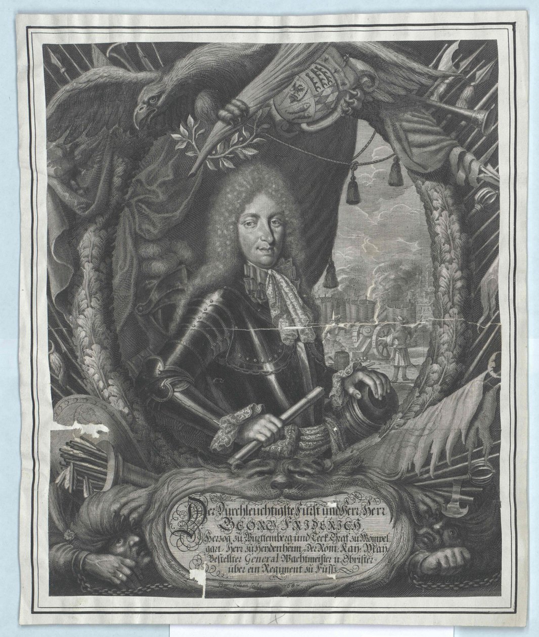 Duca di Wuerttemberg Georg Frederick da Artist Unknown