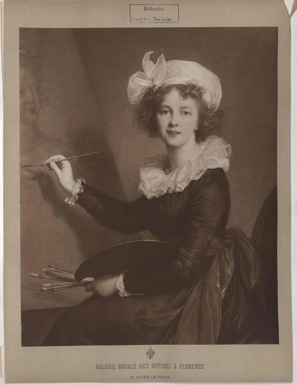 Elisabeth Vigee-Lebrun da Artist Unknown