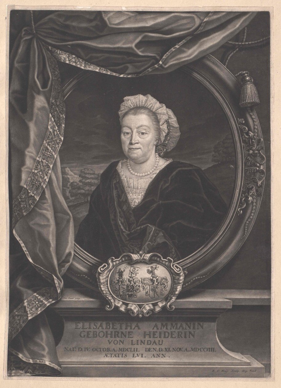 Elisabetha Heider da Artist Unknown