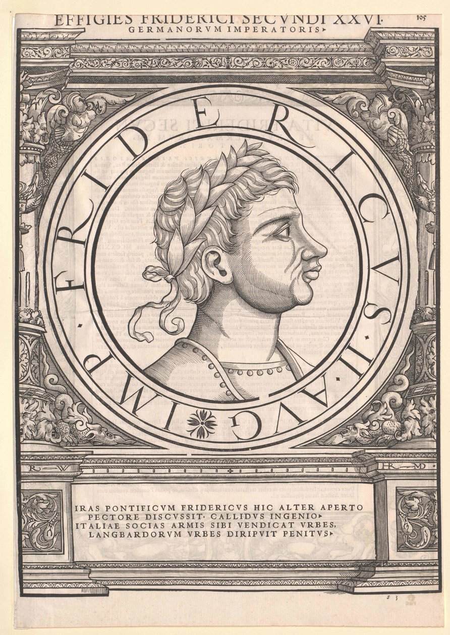 Imperatore Federico II da Artist Unknown