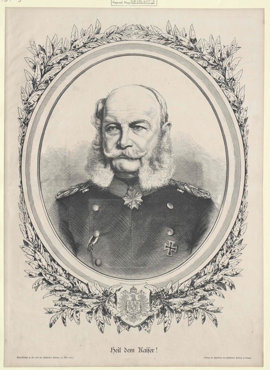 Imperatore Guglielmo I da Artist Unknown