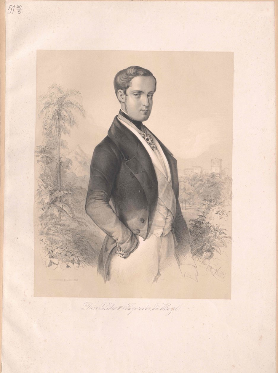 Imperatore del Brasile Pietro II da Artist Unknown