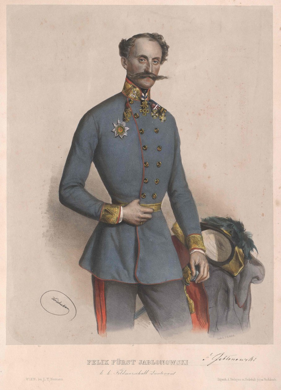 Felix conte Jablonovsky da Artist Unknown