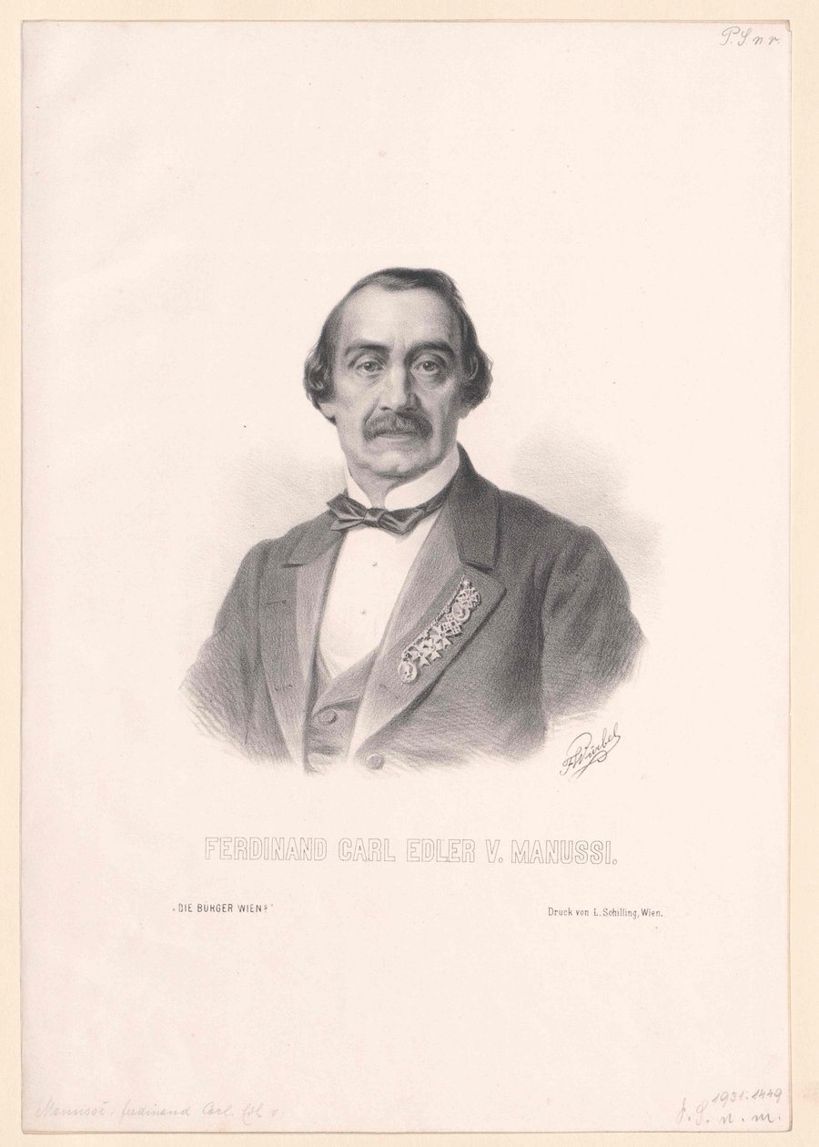 Ferdinand Karl precious von Manussi da Artist Unknown