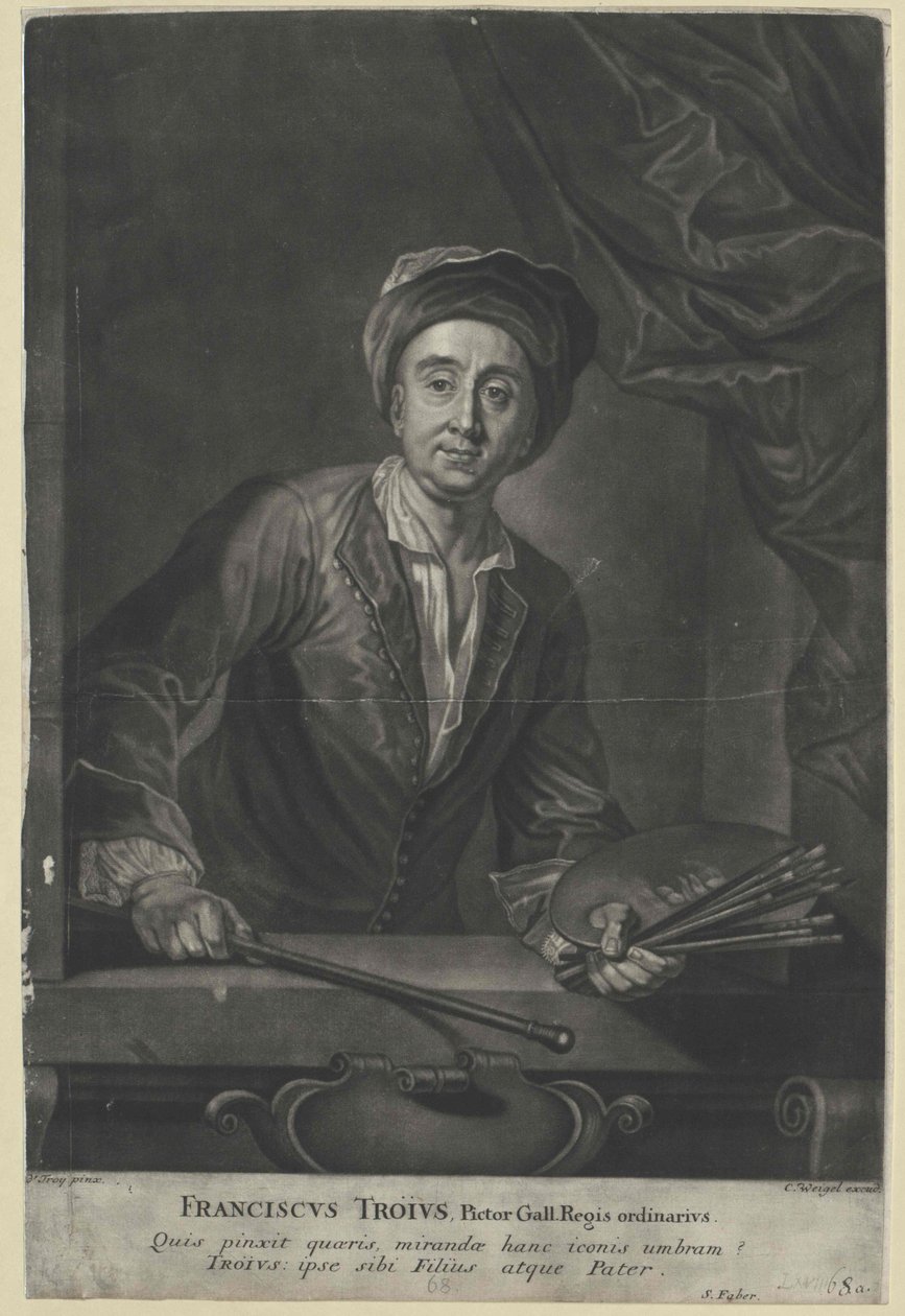 Fran006f0069s de Troy da Artist Unknown
