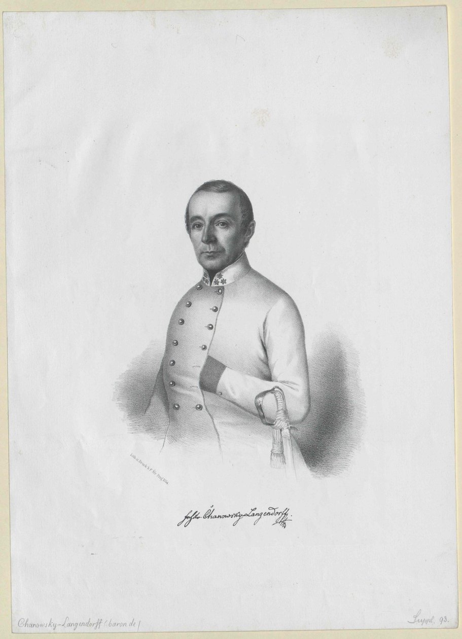 Francesco Saverio barone Chanowsky-Langendorff da Artist Unknown