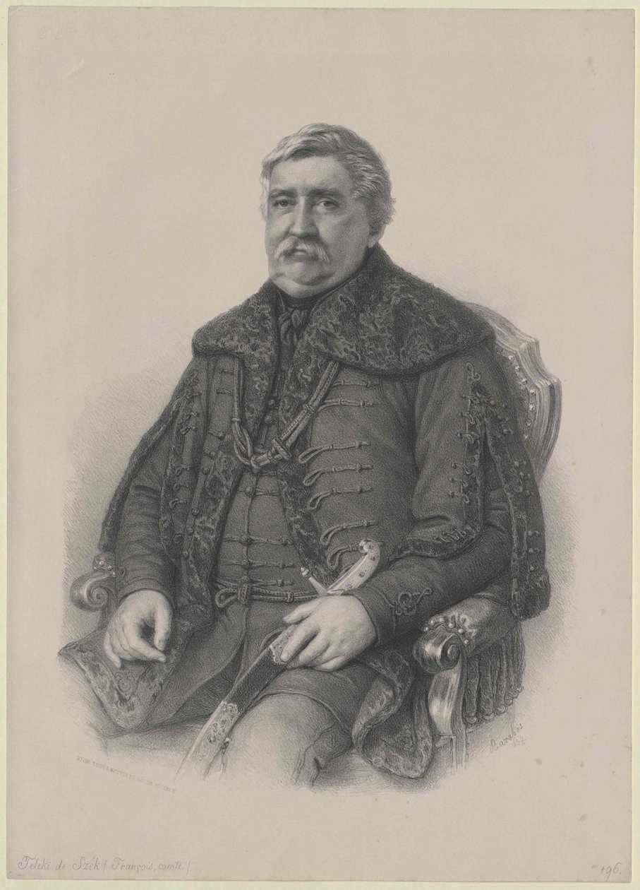 Franz conte Teleki da Artist Unknown