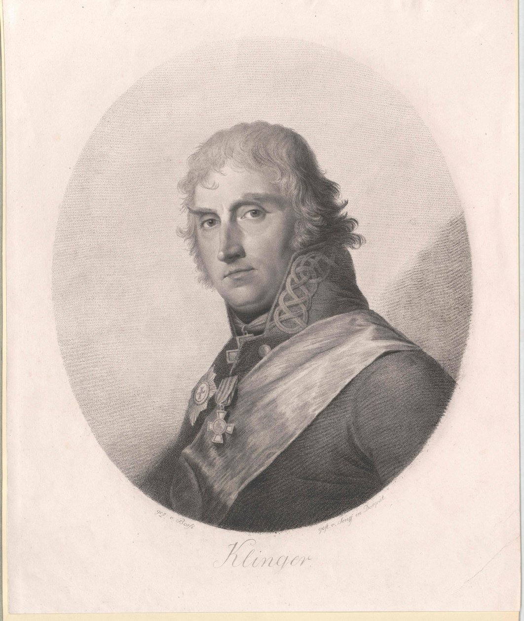 Frederic Maximilian von Klinger da Artist Unknown