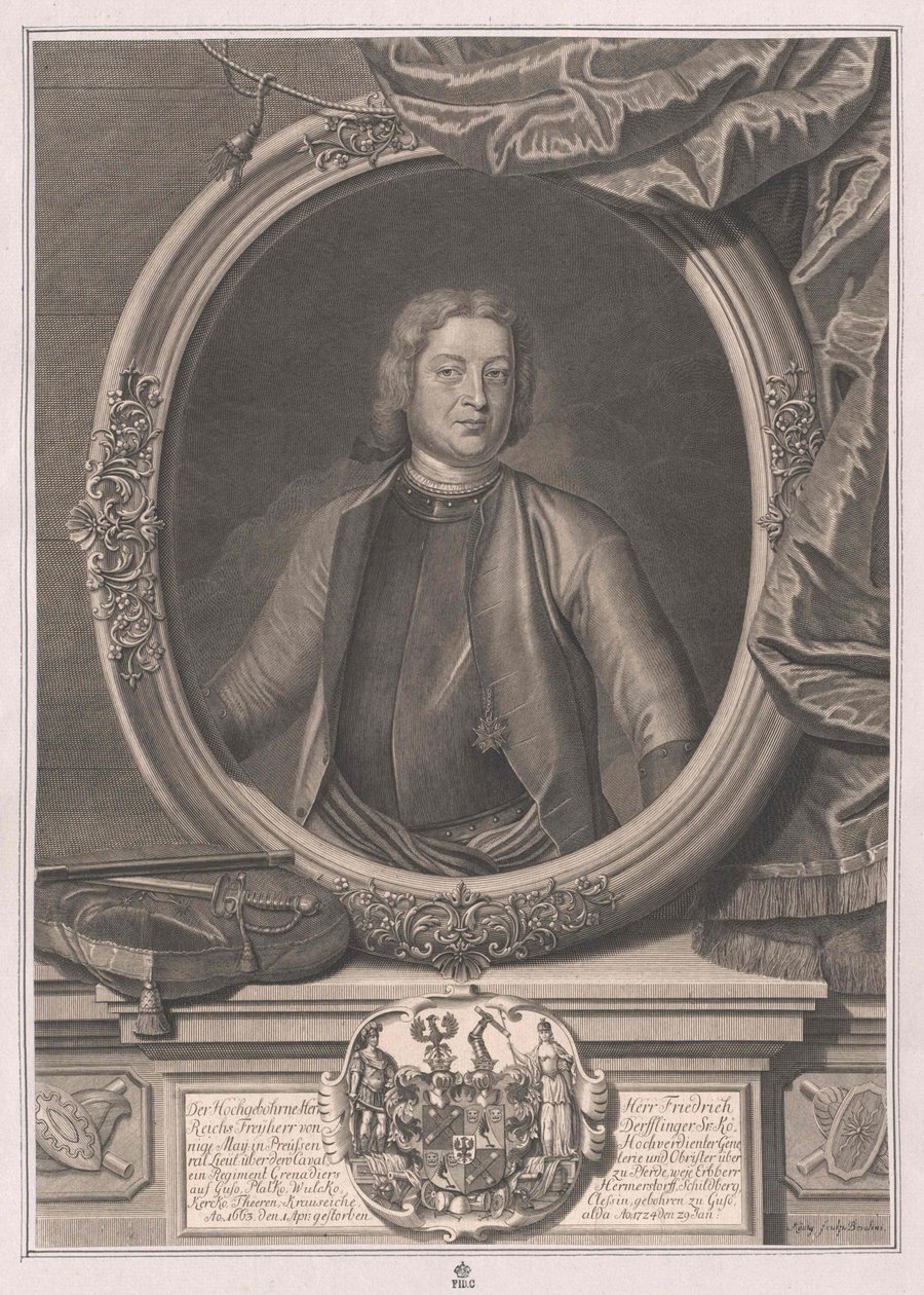Federico barone von Derfflinger da Artist Unknown