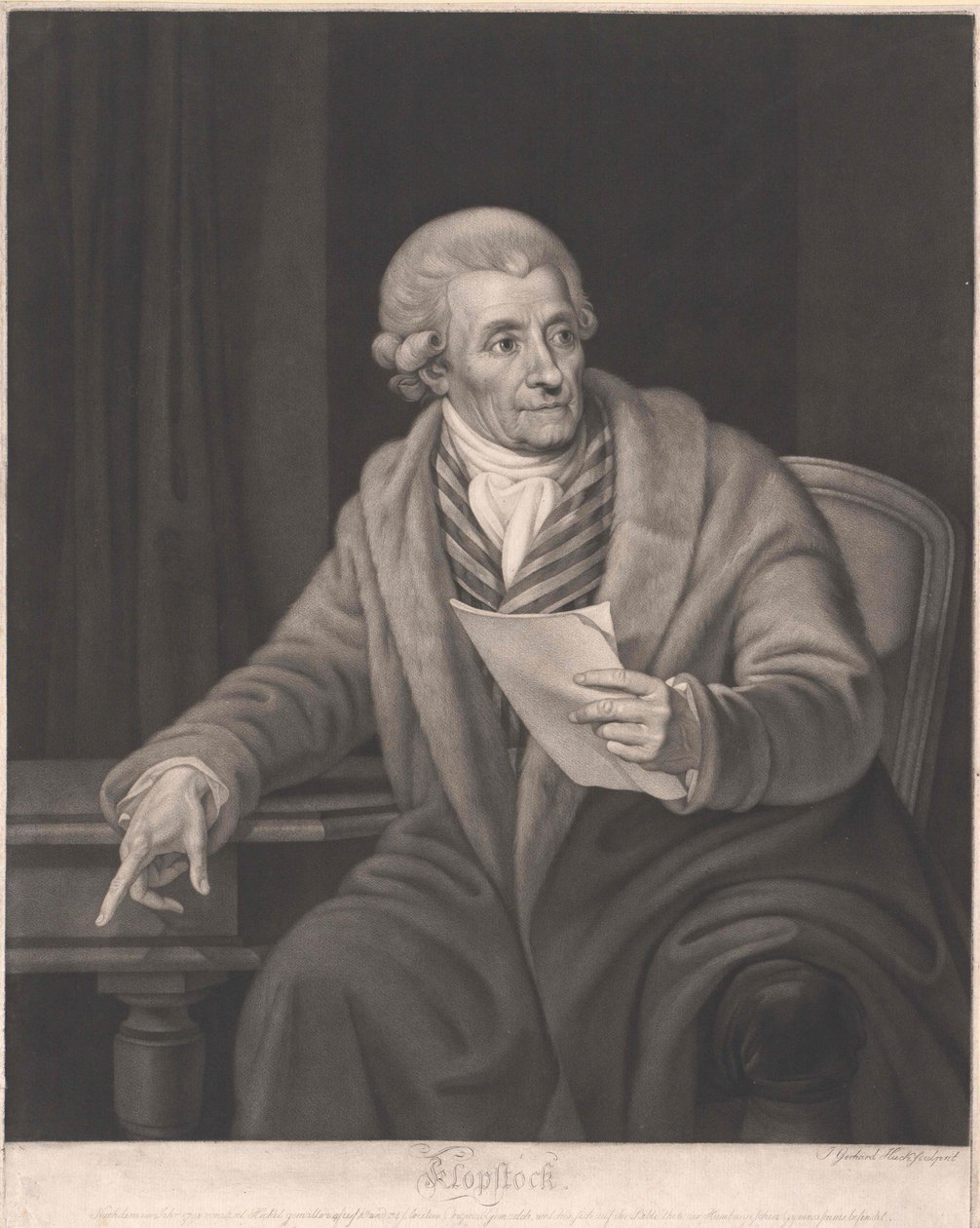 Friedrich Gottlieb Klopstock da Artist Unknown