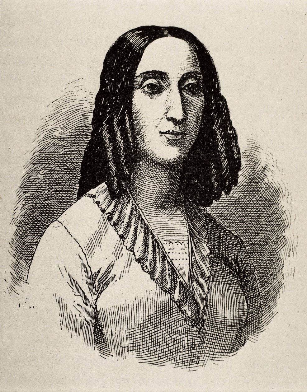 GORRITI, Juana Manuela (1818-1892). Scrittrice argentina. Incisione. da Artist Unknown