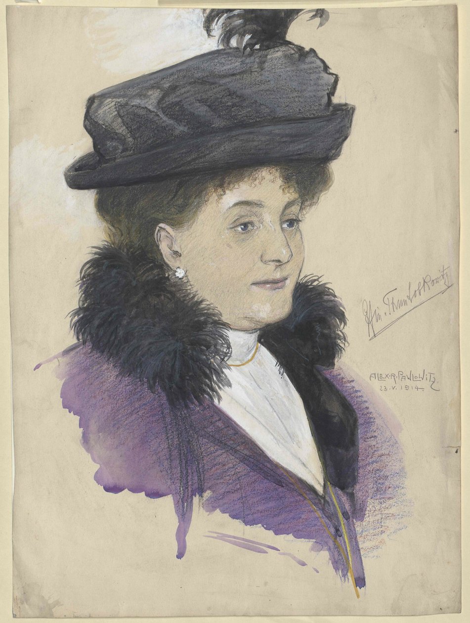 Gabriele principessa Lobkowitz da Artist Unknown