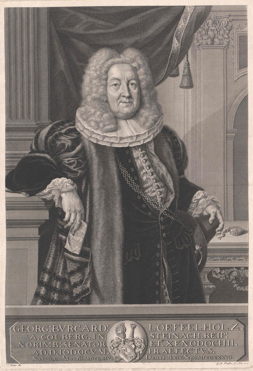 Georg Burkhard Loeffelholz von Colberg da Artist Unknown