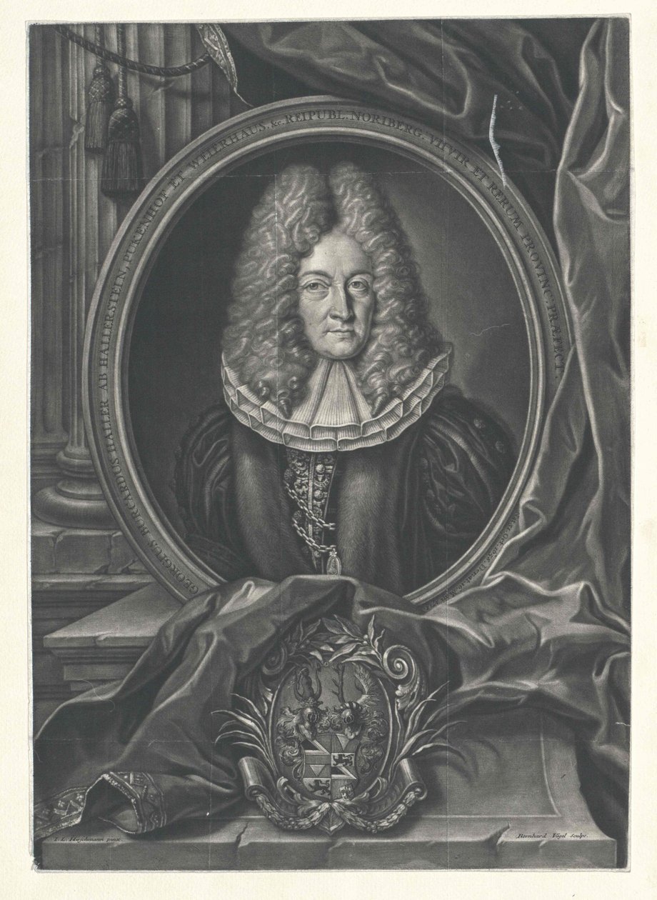 George Burkhard Haller von Hallerstein da Artist Unknown