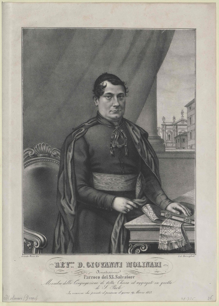 Giovanni Molinari da Artist Unknown