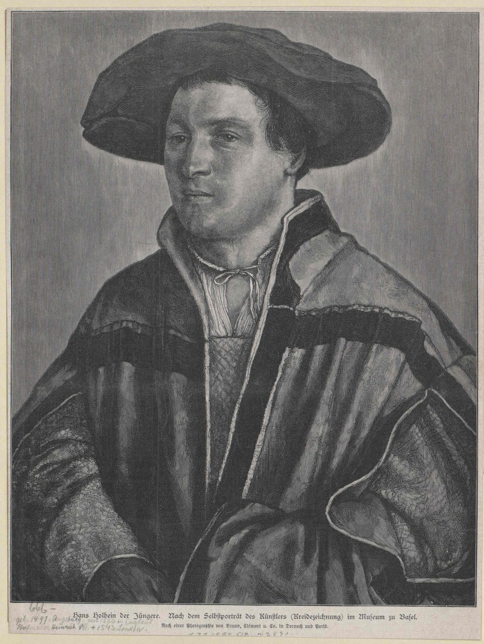 Hans Holbein (stampa) da Artist Unknown